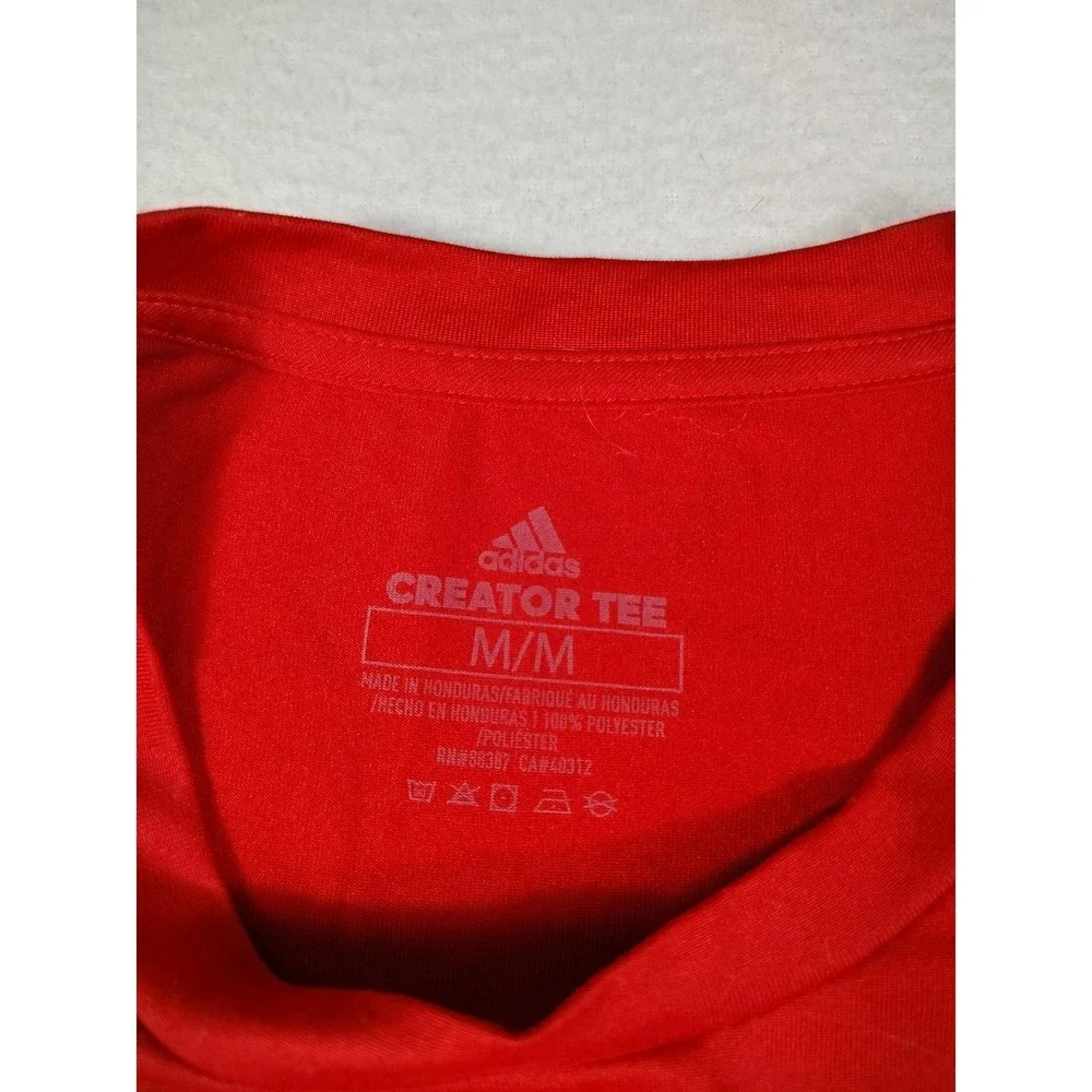 UIW Cardinals Shirt Mens Medium Red NCAA Football Adidas AEROREADY Long Sleeve